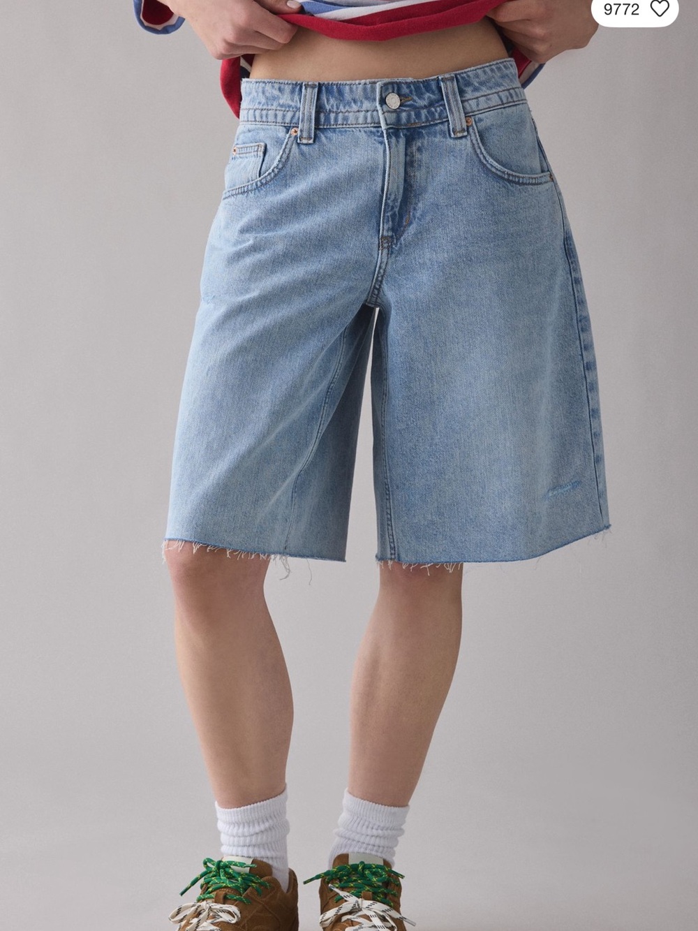 BDG Front Runner Mid Rise Baggy Jorts